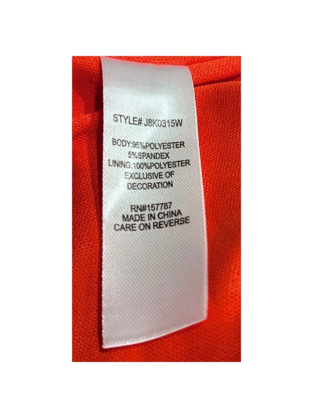 Jolie & Joy Orange Bubble Textured Bomber Jacket Junior XL NWT - Picture 9 of 9